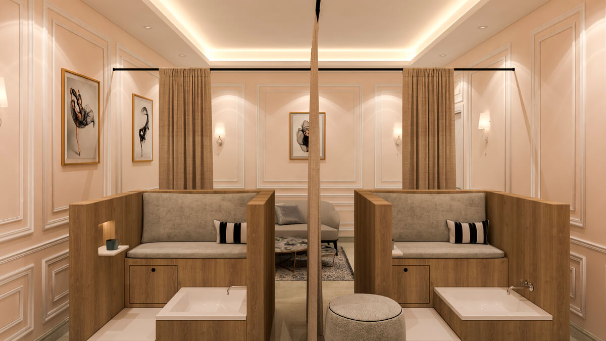 Massage Room - Commercial Interior Design