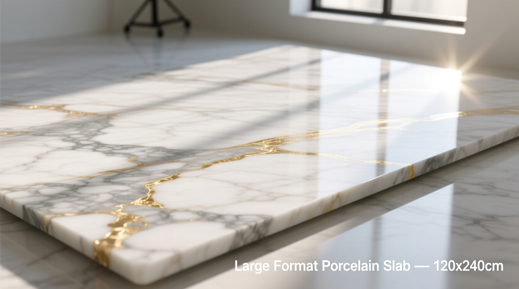 Large Porcelain Slab Texture replacing marble in modern villas
