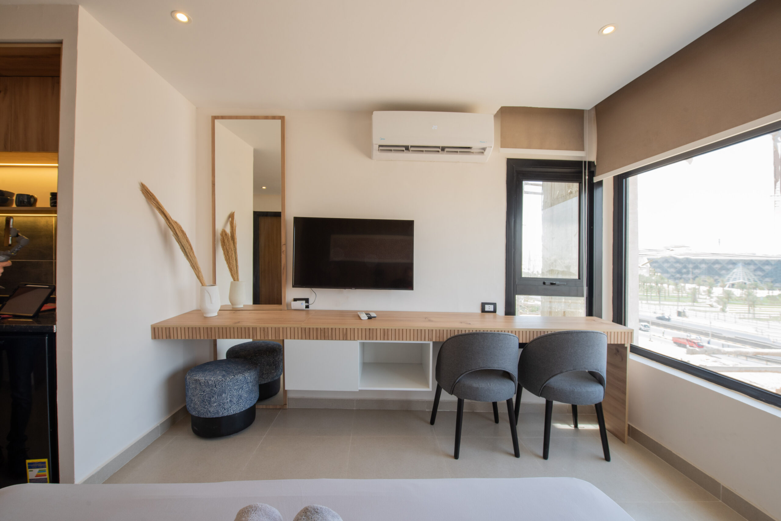 High-end master suite with premium textures